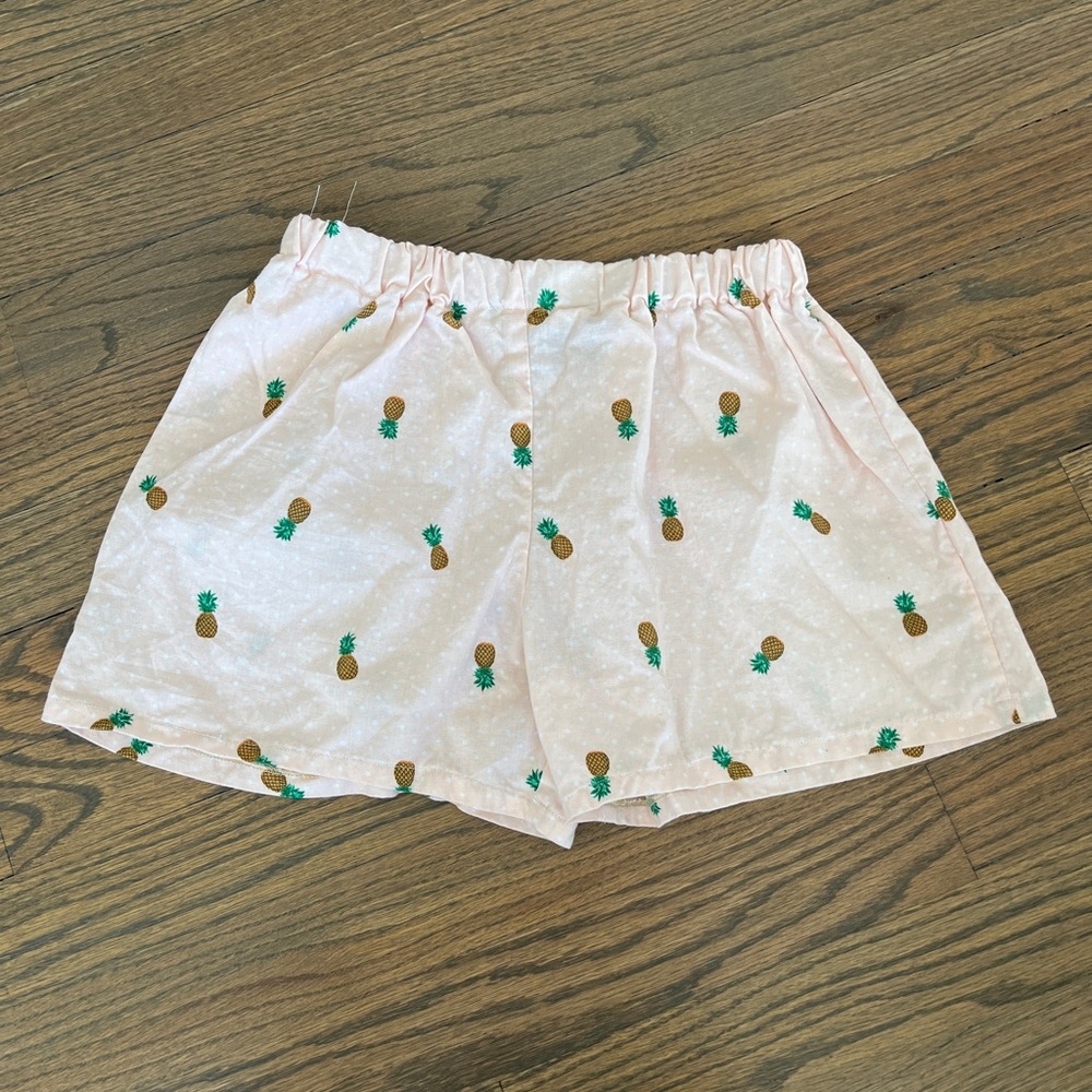 Girls Pineapple Print Shorts